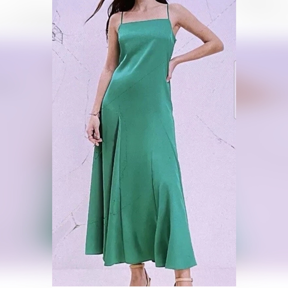 Ann Taylor Loft Women's Midi/Maxi Silky Slip Dress Size 0